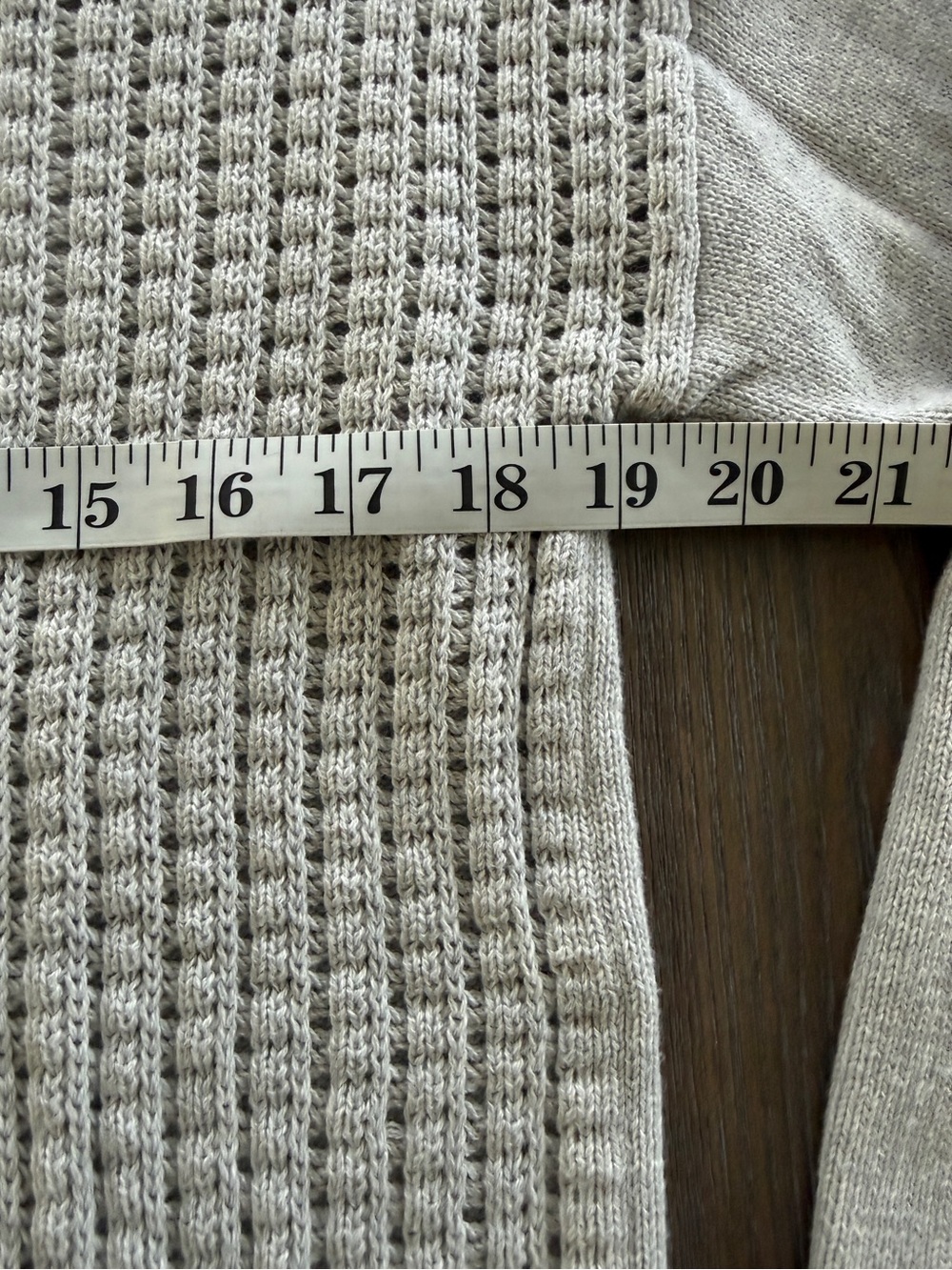 Banana Republic Light Gray Women's Knit Crewneck Sweater M - Picture 6 of 8